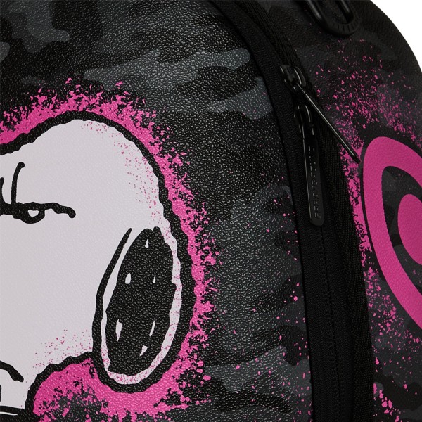Sprayground - Zaino nero fantasia Snoopy pink stecil per uomo | b8781nsz