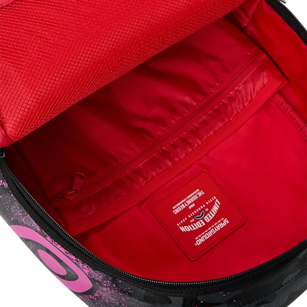 Sprayground - Zaino nero fantasia Snoopy pink stecil per uomo | b8781nsz