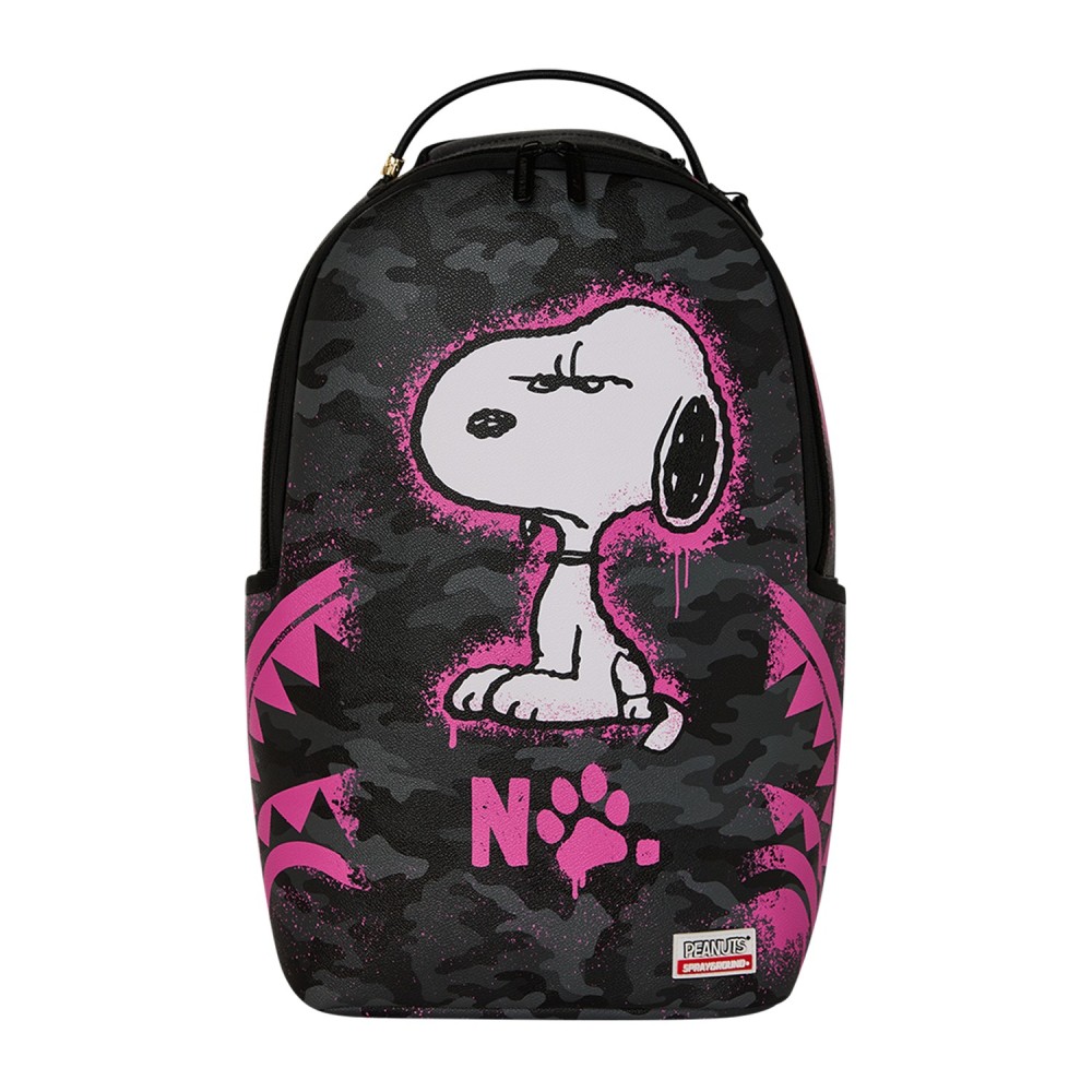 Sprayground - Zaino nero fantasia Snoopy pink stecil per uomo | b8781nsz