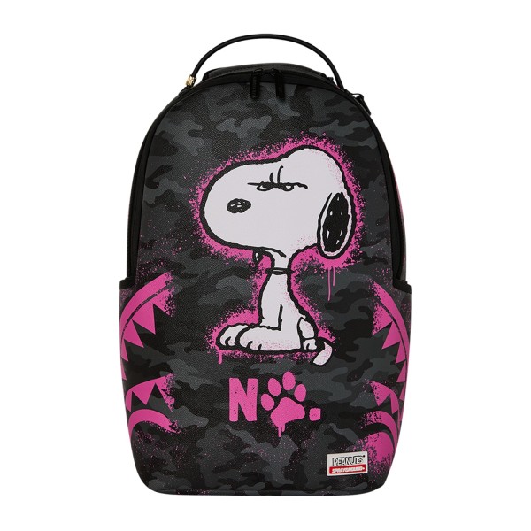 Sprayground - Zaino nero fantasia Snoopy pink stecil per uomo | b8781nsz