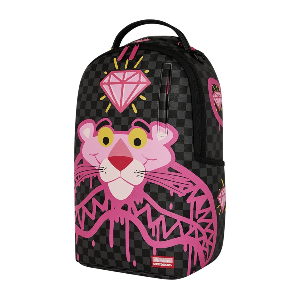 Sprayground - Zaino nero fantasia pink panther drippy diamons per uomo |
