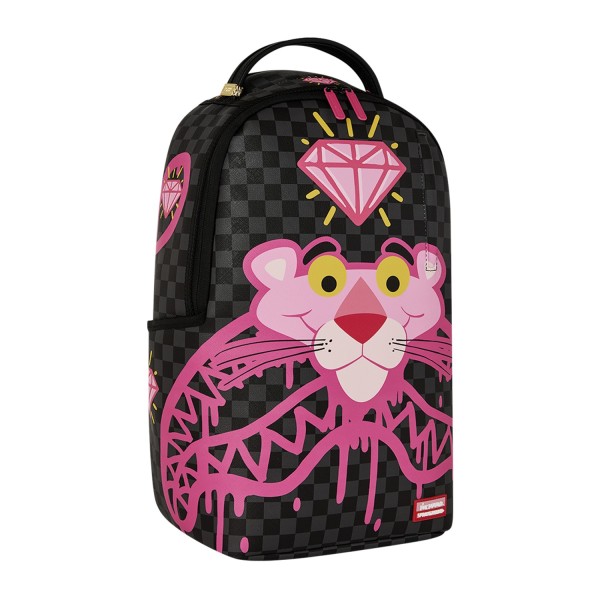 Sprayground - Zaino nero fantasia pink panther drippy diamons per uomo |