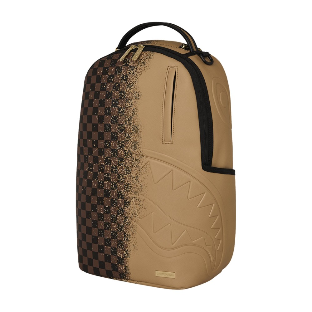 Sprayground - Zaino marrone fantasia oro henny spritz per uomo | b8550nsz