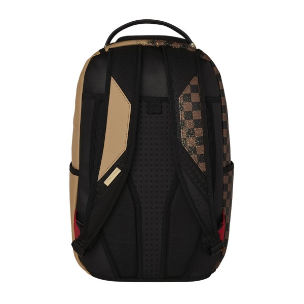 Sprayground - Zaino marrone fantasia oro henny spritz per uomo | b8550nsz