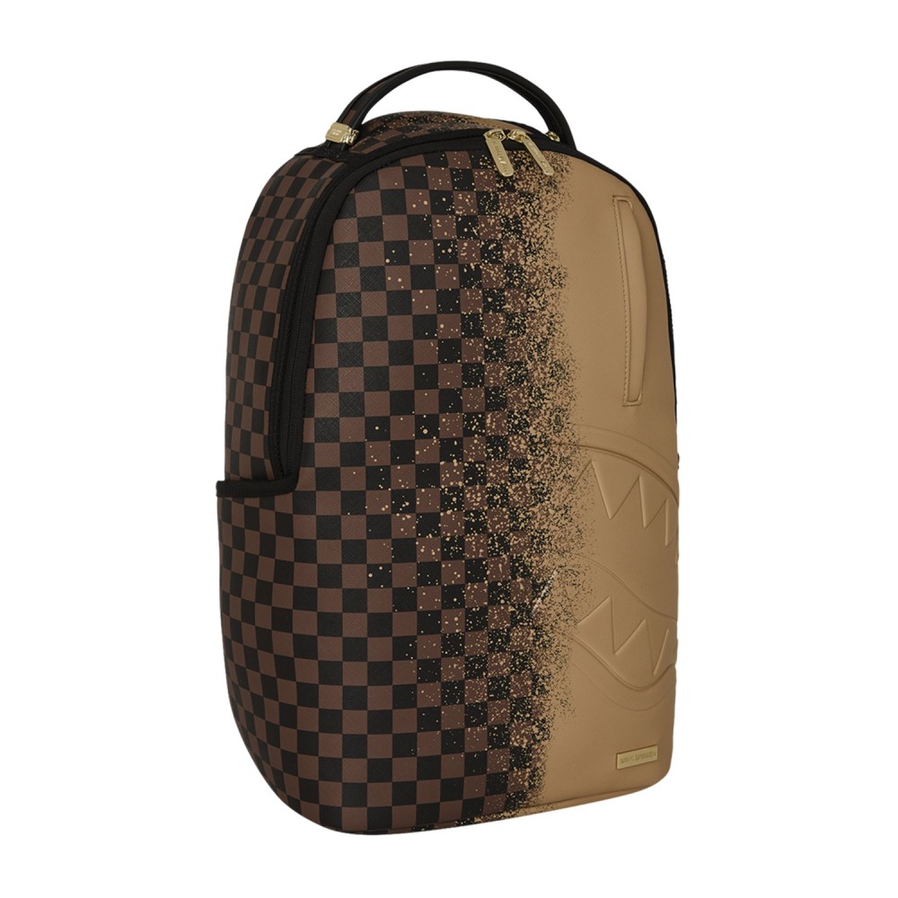 Sprayground - Zaino marrone fantasia oro henny spritz per uomo | b8550nsz