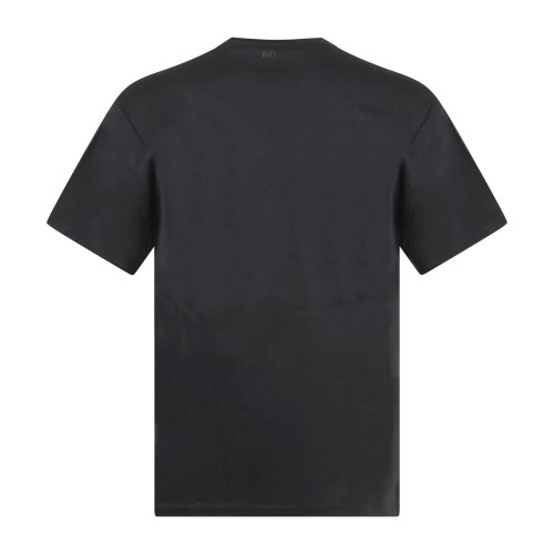 I'm Brian - T-shirt nera manica corta con patch logo a rilievo sul retro per