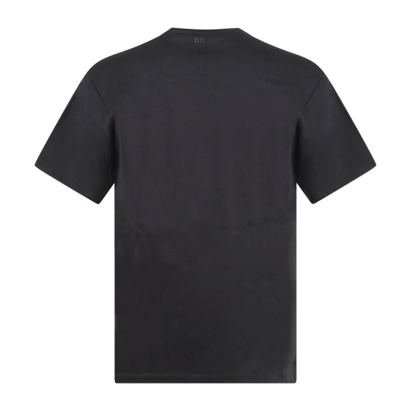 I'm Brian - T-shirt nera manica corta con patch logo a rilievo sul retro per