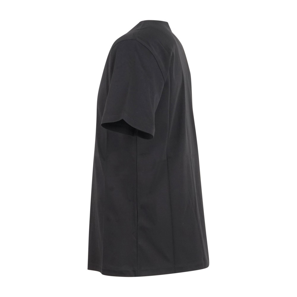 I'm Brian - T-shirt nera manica corta con patch logo a rilievo sul retro per