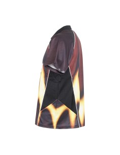 Obey - T-shirt multicolore Blurred Soccer in tessuto per uomo | 131080378 bnr 2