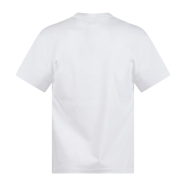 I'm Brian - T-shirt bianca manica corta con patch logo a rilievo sul retro per