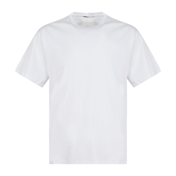 I'm Brian - T-shirt bianca manica corta con patch logo a rilievo sul retro per