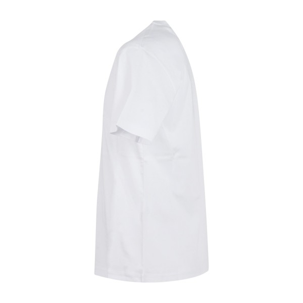 I'm Brian - T-shirt bianca manica corta con patch logo a rilievo sul retro per