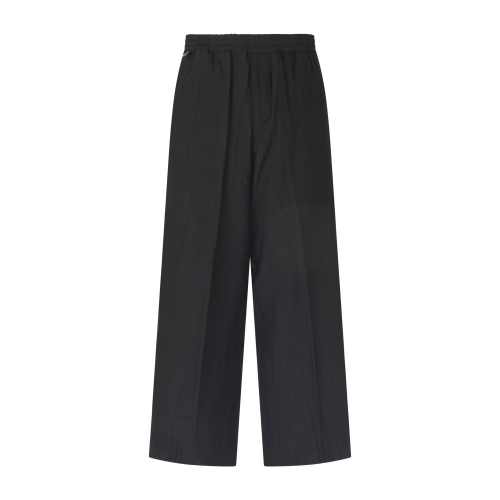 Marsem - Pantalone nero con elastico in vita per uomo | p070ss26 t279 090nero