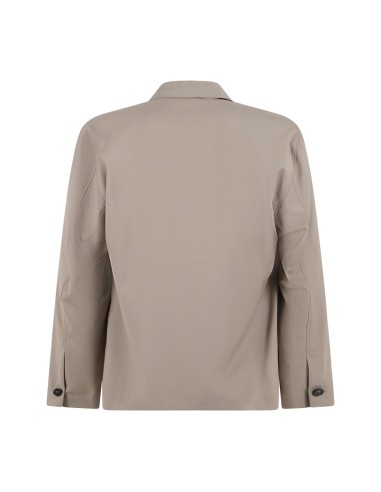 I'm Brian - Giacca overshirt beige con taschini sul petto per uomo | ca3625