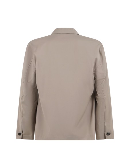 I'm Brian - Giacca overshirt beige con taschini sul petto per uomo | ca3625