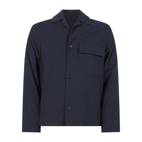 I'm Brian - Camicia blu con taschino sul petto per uomo | ca3642 blu