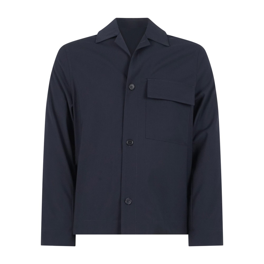 I'm Brian - Camicia blu con taschino sul petto per uomo | ca3642 blu