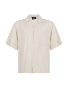 I'm Brian - Camicia bianca mezza manica con taschino sul petto per uomo |