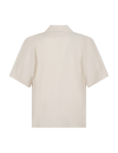 I'm Brian - Camicia bianca mezza manica con taschino sul petto per uomo |