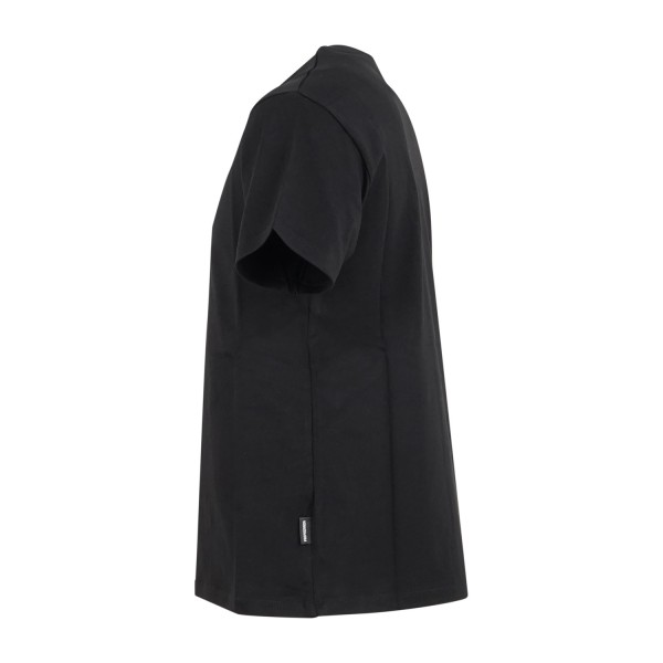 Propaganda - T-shirt nera Logo Studs manica corta con ricamo a borchie su