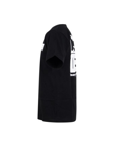 Obey - T-shirt nera Heavy Ideas con stampa siligrafica sul fronte e sul retro