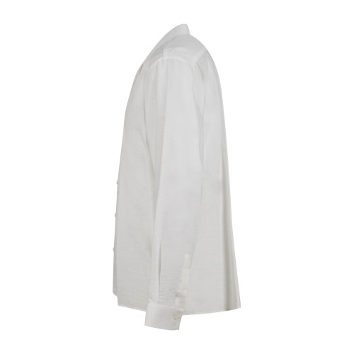Marsem - Camicia bianca manica lunga californiana in viscosa per uomo | co44 2