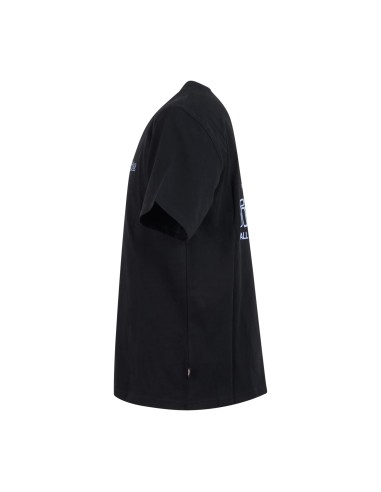 Dickies - T-shirt nero Fairlawn con stampa logo sul fronte e sul retro per uomo