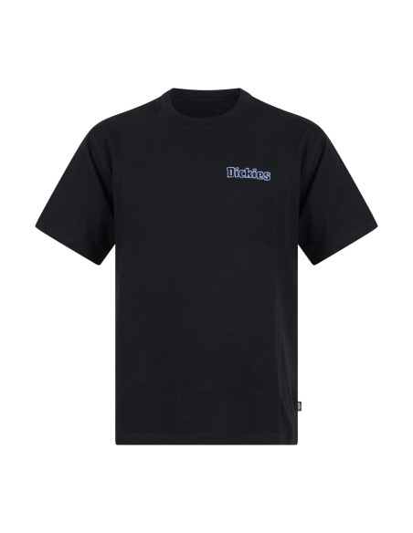 Dickies - T-shirt nero Fairlawn con stampa logo sul fronte e sul retro per uomo