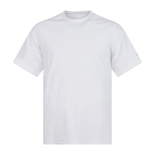 People of Shibuya - T-shirt bianca manica corta in tessuto tecnico con stampa