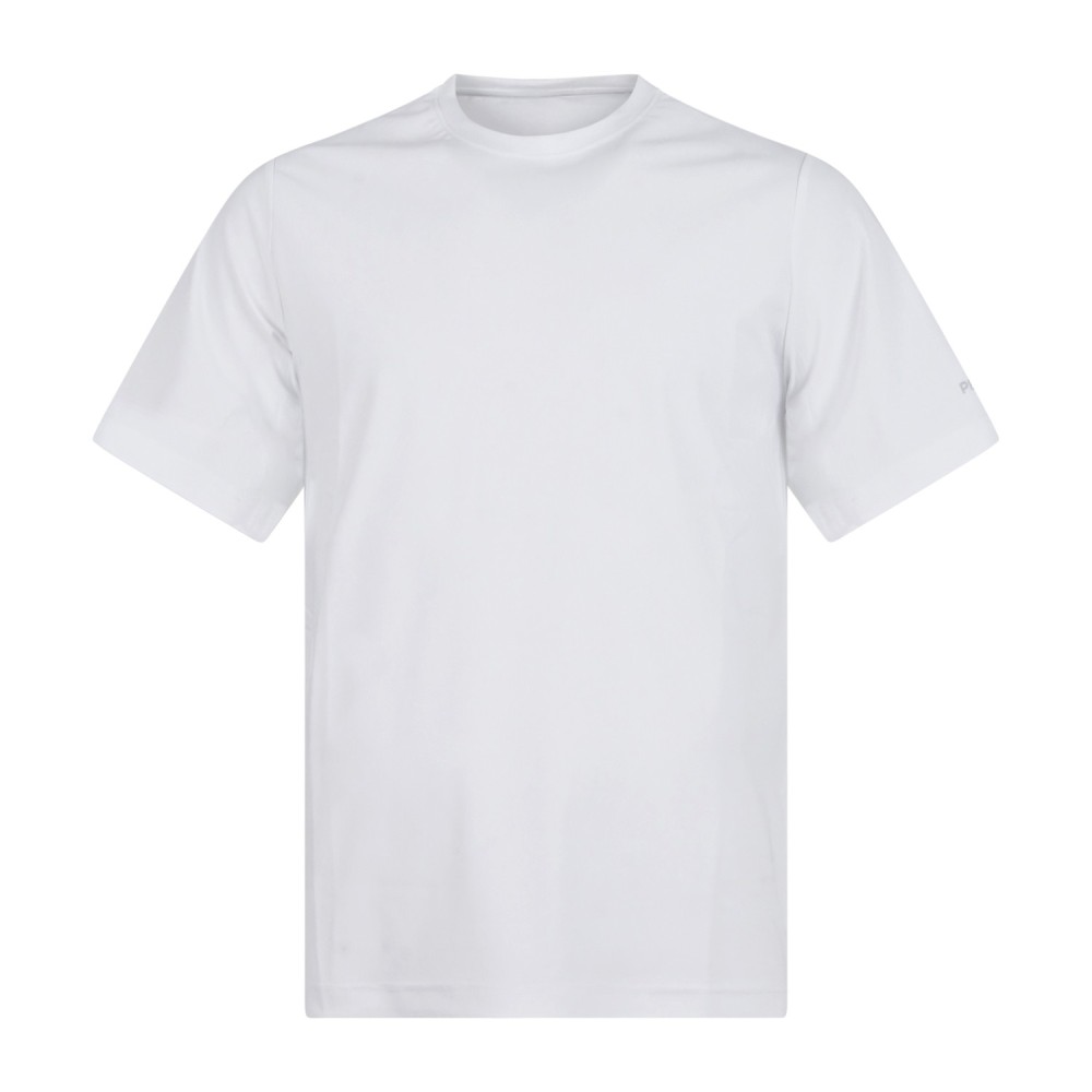 People of Shibuya - T-shirt bianca manica corta in tessuto tecnico con stampa