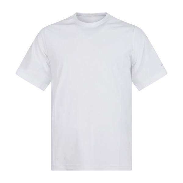 People of Shibuya - T-shirt bianca manica corta in tessuto tecnico con stampa