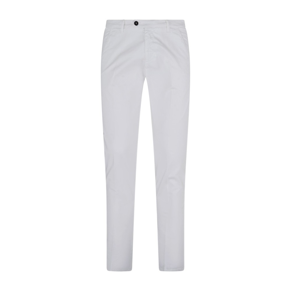 Roy Roger's - Pantalone bianco New Rolf tasca a filo per uomo | rru013c9250112