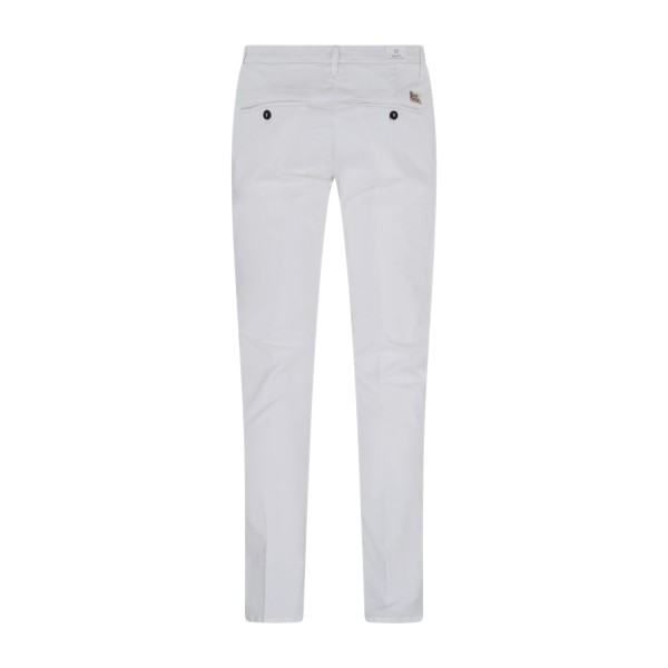 Roy Roger's - Pantalone bianco New Rolf tasca a filo per uomo | rru013c9250112