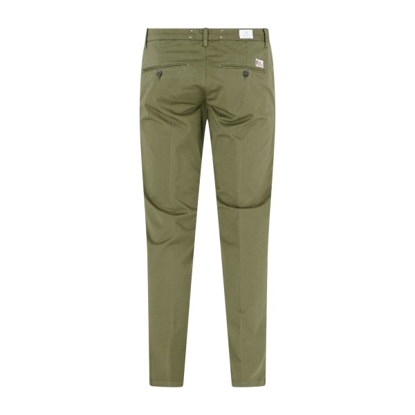 Roy Roger's - Pantalone verde New Rolf tasca a filo per uomo | rru013c9250112