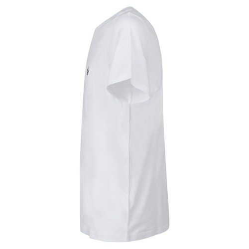 Polo Ralph Lauren - T-shirt bianca con logo ricamato sul petto per uomo | 2