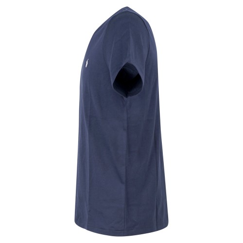 Polo Ralph Lauren - T-shirt blu con logo ricamato sul petto per uomo | 2