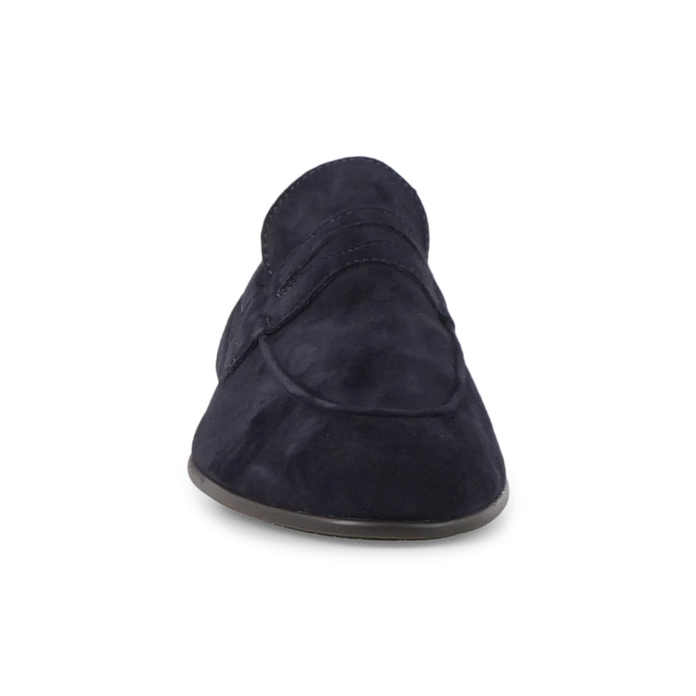 Enry Hobb's - Mocassino blu Amalfi navy in pelle scamosciata per uomo |