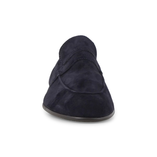 Enry Hobb's - Mocassino blu Amalfi navy in pelle scamosciata per uomo |