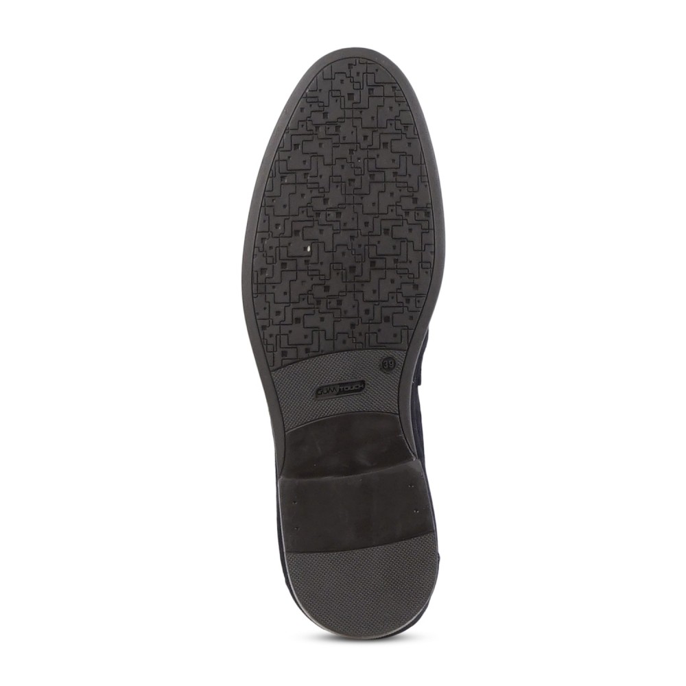 Enry Hobb's - Mocassino blu Amalfi navy in pelle scamosciata per uomo |