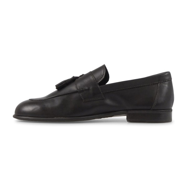 Enry Hobb's - Mocassino marrone Alabama in pelle con nappine per uomo |