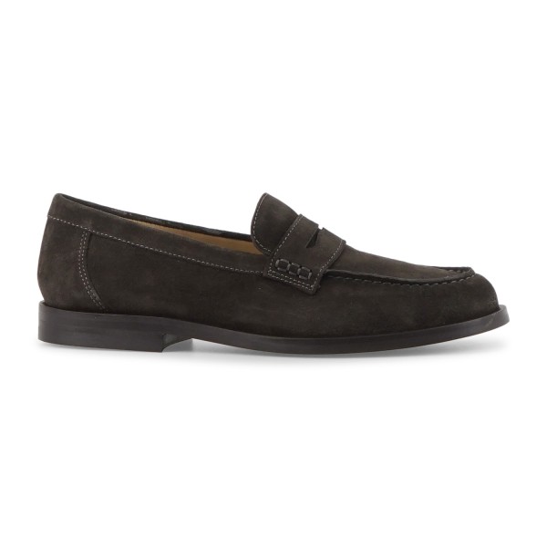 Enry Hobb's - Mocassino marrone Cortina in pelle scamosciata con passante per