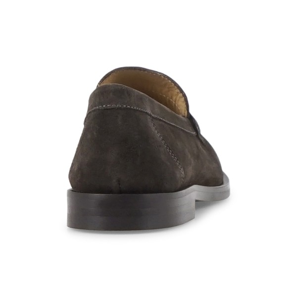 Enry Hobb's - Mocassino marrone Cortina in pelle scamosciata con passante per