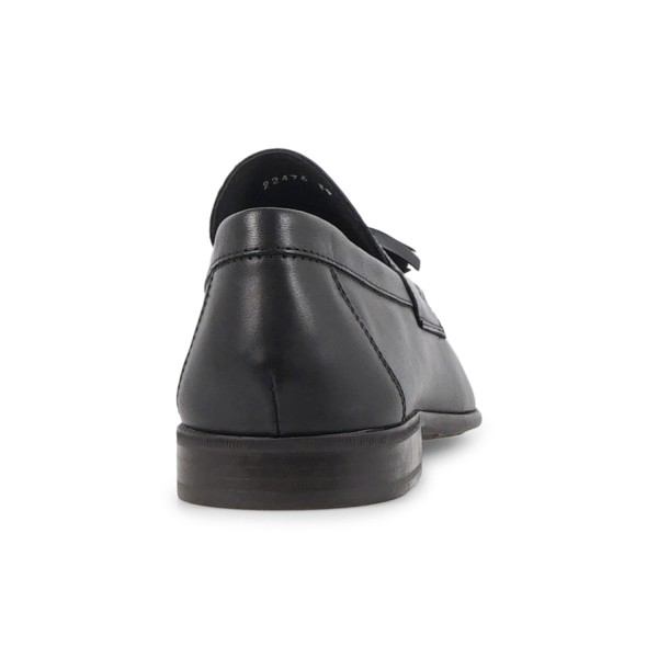 Enry Hobb's - Mocassino nero Alabama in pelle con nappine per uomo |