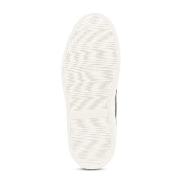 Enry Hobb's - Mocassino verde Amalfi in pelle scamosciata con suola platform