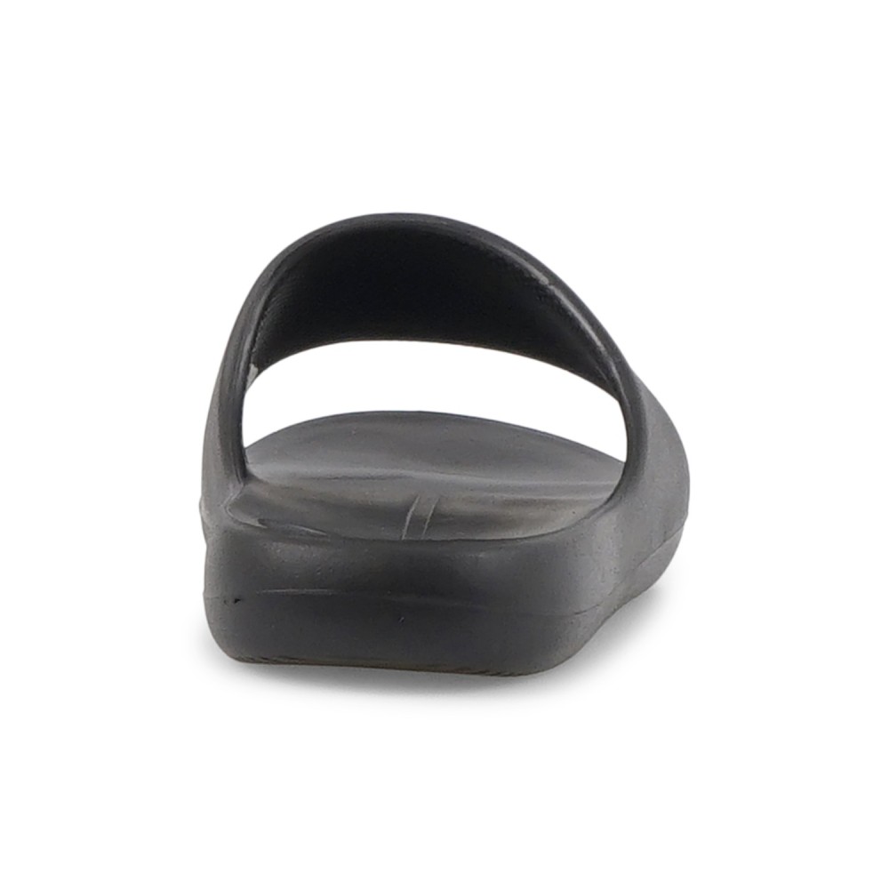 Armani Exchange - Sandali neri in gomma con logo centrale per uomo | xm00274