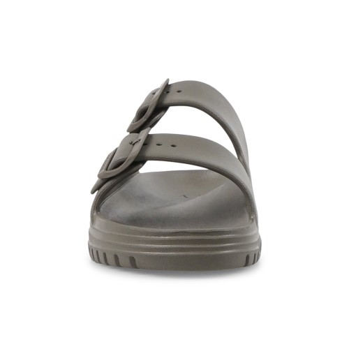 Armani Exchange - Sandali verde in gomma con doppia fibbia per uomo | xup015 2