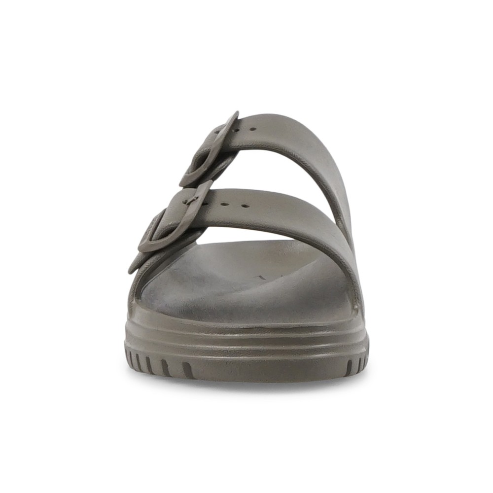 Armani Exchange - Sandali verde in gomma con doppia fibbia per uomo | xup015