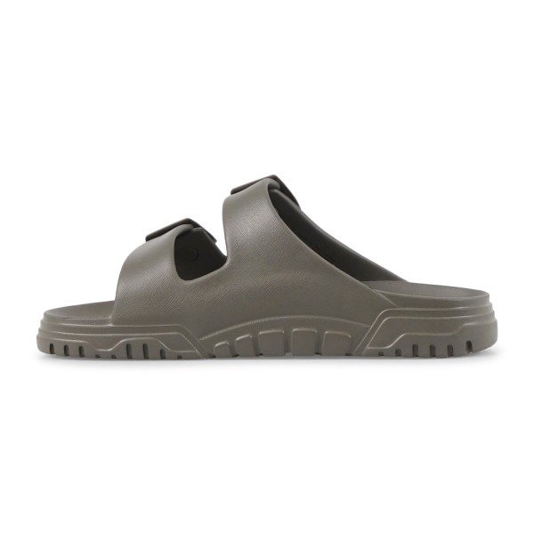 Armani Exchange - Sandali verde in gomma con doppia fibbia per uomo | xup015