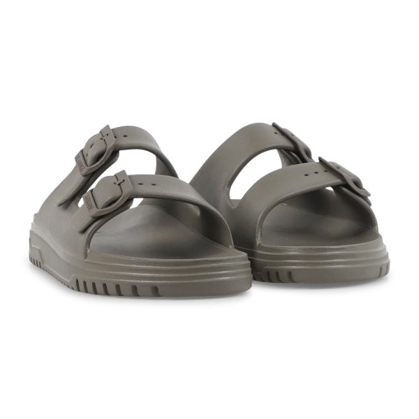 Armani Exchange - Sandali verde in gomma con doppia fibbia per uomo | xup015