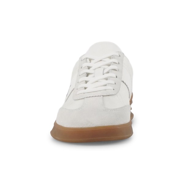 Polo Ralph Lauren - Sneakers bianca Hrt Aera in nylon e suede con patch logo
